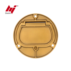 Ul được liệt kê vòng brass lõm bản lề hộp sàn với ổ cắm - Product Image 2
