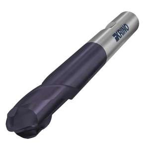 KRINO - 240081000 HSS-CO 8% Two flutes round edges end mills TIALN with Weldon shank <b>long</b> series - EAN 8014249403234 <b>DRILL</b> <b>BITS</b> - Product Image 2