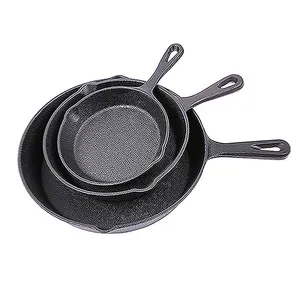 गैर-छड़ी 3 प्लाई गोथम हवा फ्राइंग Nonstick सेट Cookware कच्चा लोहा तलना पैन के लिए घर