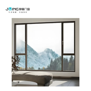 JYing 알루미늄 합금 창 이중 유약 이중 삼중 유약 절연 기울기 및 회전 여닫이 집 창 - Product Image 4