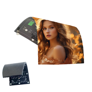 Trong nhà linh hoạt đường cong màn hình <span class=keywords><strong>LED</strong></span> Tường mềm linh hoạt HD <span class=keywords><strong>LED</strong></span> Bảng điều chỉnh - Product Image 1