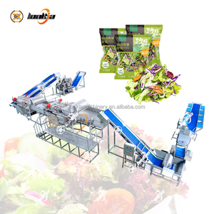 Dây chuyền hoàn chỉnh tự động cho xà lách đóng gói trước khi rửa từ rau lá đến miếng cắt khô - Product Image 2