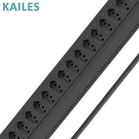 KAILES(KLS) K55 ZA Série PDU gérée intelligente 32A 200-240VAC 24 prises NBR + Interface réseau d'instruments entièrement intelligente