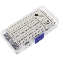 Kit de transistors 200 pièces BC327 337 2N2222 2N2907 2N3904 2N3906 S8050 S8550 A1015 C1815 PNP/NPN, ensemble de 10 valeurs de transistors TO-92