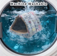 Hamac d'hiver de luxe en peluche pour oiseaux, plateforme chaude, pour perruches et autres oiseaux de petite taille, nid en polyester, niche d'extérieur suspendue, vente en gros