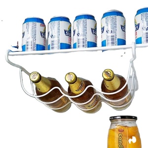 1PCS Organisateur de réfrigérateur, étagère de rangement de cuisine, étagère de réfrigérateur, <span class=keywords><strong>porte</strong></span>-bouteilles de bière, <span class=keywords><strong>porte</strong></span>-vin, organisateur d'armoire, étagères - Product Image 1