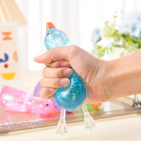 Jouets Squishy Amusants, Jouet Canard en Cristal à Presser pour Soulager le Stress, Jouet Canard à Rebond Lent, Excellent Cadeau - Unisexe, 14 ans et plus