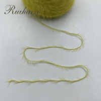 RHZ 1,3 cm 13nmn/1 100% Nylon Feder Nerzgarn zum Stricken