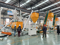 Machine à granulés à anneau haute efficacité pour l'alimentation animale, équipement de ligne de traitement grande capacité pour la production industrielle de bétail et de volailles