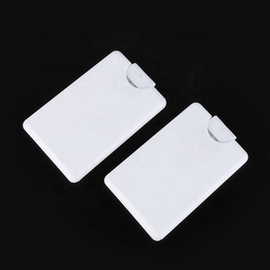 Instock White Transparent 20ml <b>Plastic</b> <b>Spray</b> <b>Bottle</b> 20 ml Credit Card Flat <b>Spray</b> Perfume <b>Bottle</b> - Product Image 5