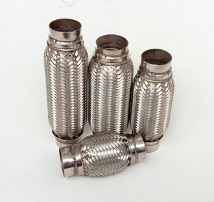 Tubo de Escape Delantero de Doble Combustible Euro III, Universal, de Acero Inoxidable Liso, con Convertidor Catalítico, 1 Año de Garantía - Product Image 1