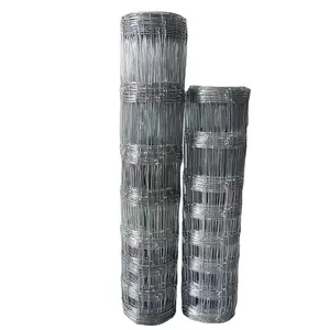 8' Fixed Knot Galvanized Game Wire Farm Mesh Field Fence For Goat Veldspan Game Fence Wire Rolls