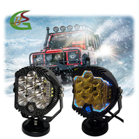 Feux antibrouillard 5 pouces pour moto, feux modifiés rouge, vert, jaune, bleu, feux latéraux en aluminium, LED super lumineux, étanches IP67