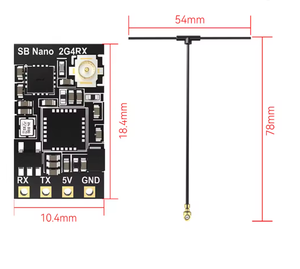 Control Remoto para Dron SpeedyBee Nano 2.4GHz, Material Plástico Negro - Product Image 6