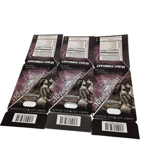 กล่องแสดงผลสีดำขนาด50K สำหรับบรรจุน้ำผึ้งการ์ดกระดาษบลิสเตอร์บรรจุภัณฑ์แบบกำหนดเองแรดแม็กนัม - Product Image 6