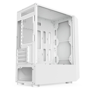 Estuche para PC para juegos Blanco/<span class=keywords><strong>Mini</strong></span>-<span class=keywords><strong>ITX</strong></span> 240mm Radiador superior 120mm X3 Ventiladores de refrigeración frontales USB 3,0 y HD Audio Acabado mate - Product Image 5