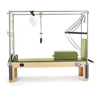 High Quality Combo Wood Pilates Reformers Body Building Pilates Full Trapeze Cadillac With Reformer