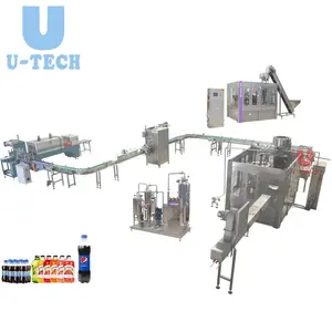Full automatic rotary 3 in 1 Big belly beer filling machine PET bottle carbonated beverage washing filling capping machine