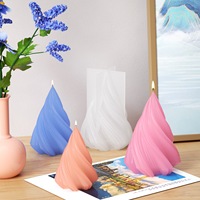 Moule en silicone rotatif pour bougies, style tibétain, pour gâteaux et articles décoratifs, vente en gros transfrontalière directe usine, DIY