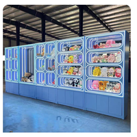 Vitrine personnalisée de magasin de jouets, vitrine de magasin de meubles d'action à griffes au détail, éclairage à LED