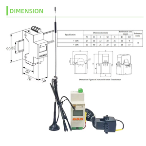 Thông minh 1P Wifi thông minh năng lượng mét kWh đo giám sát phần mềm App IOT nền tảng Đồng hồ điện không dây điều khiển từ xa chuyển đổi - Product Image 6