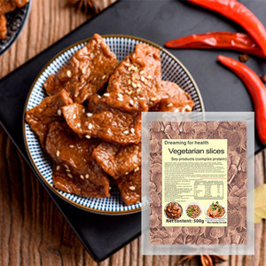 Vendita calda cinese 500g di Snack a base di carne vegetariana di <span class=keywords><strong>soia</strong></span> possono essere utilizzati per preparare prodotti a base di fagioli con glutine di cereali piccanti - Product Image 1