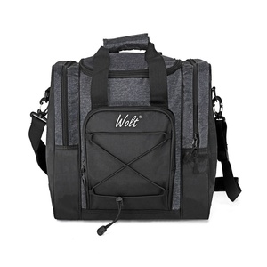 Bolsa para Bola de Bolos Brunswick para una Sola Bola, Bolsa de Transporte para Bola de Bolos con Soporte Acolchado, 2 Bolsillos, para Zapatos de Bolos y Accesorios - Product Image 1