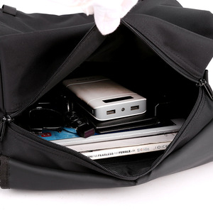 Tough Sling Men's Chest <b>Bag</b> <b>Nylon</b> Waterproof Multi Functional <b>Crossbody</b> <b>Bag</b> Solid Color Black Gray Dark Blue Spring 2025 - Product Image 5