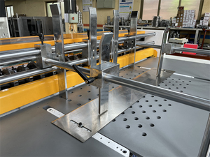 Tông carton máy làm sóng hộp giấy tự động phân vùng slotter máy móc để bán - Product Image 3