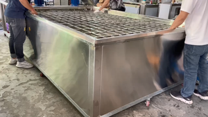 Máy làm đá khối nước muối tự động công nghiệp <span class=keywords><strong>5</strong></span> tấn có thể tạo ra khối đá <span class=keywords><strong>5</strong></span>/10/15/20/25 kg - Product Image 5