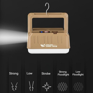 Smiling Shark Outdoor <b>Camping</b> Light <b>LED</b> Portable <b>Lantern</b> With Hook For Tent Lighting - Product Image 4