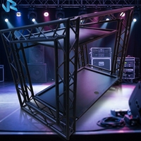 Cabine DJ mobile pliable à LED pour boîte de nuit