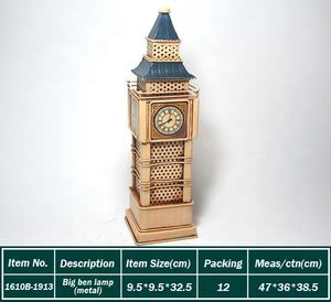 Porte-bougie en fer personnalisé <span class=keywords><strong>Big</strong></span> <span class=keywords><strong>Ben</strong></span>, porte-bougie, tour de phare, lampe de mineur, signalisation de signalisation, décor de poêle - Product Image 2