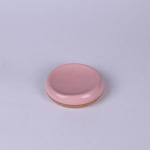 Juego <span class=keywords><strong>de</strong></span> Baño <span class=keywords><strong>de</strong></span> Cerámica Rosa Ovalado Minimalista y Elegante, <span class=keywords><strong>Dispensador</strong></span> <span class=keywords><strong>de</strong></span> Jabón con Base <span class=keywords><strong>de</strong></span> Corcho, 4 Piezas, Juego <span class=keywords><strong>de</strong></span> Aseo Compacto para Hotel y Hogar - Product Image 5