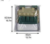 Ensemble d'outils de jardinage pliables et portables avec poignées robustes, comprenant une chaise pliante, un siège et un sac de transport en polyester
