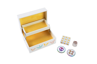 Fournisseur de cartes de jeu YQ en gros : Boîte cadeau avancée Eevee Pokémon PTCG, Sachet de fête Eevee, Étui scellé rare, Protège-cartes Pokémon