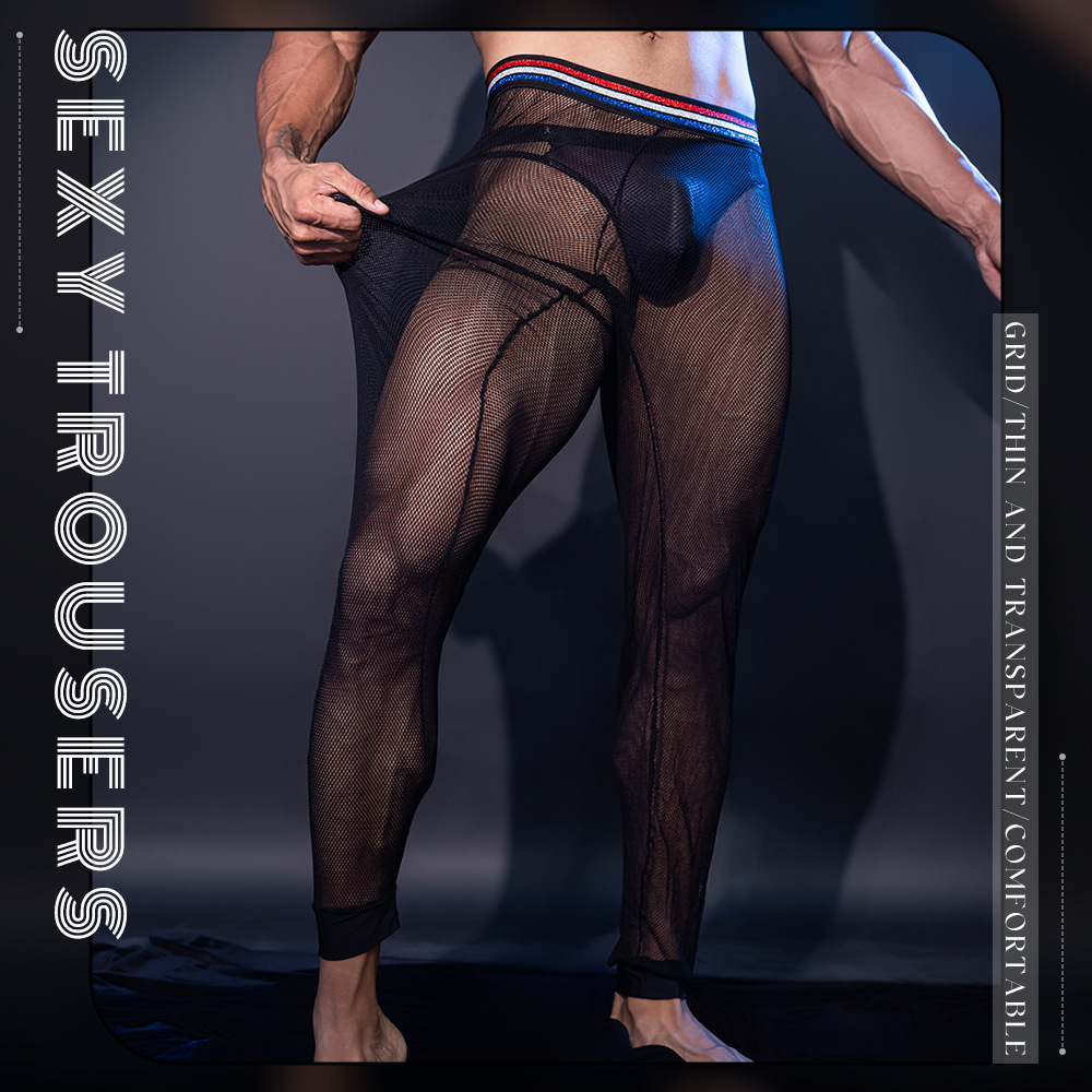 COLLANT DA UOMO Sexy Olio Trasparente Lucidi Collant Collant Lucidi Guaina Jj 404721322977