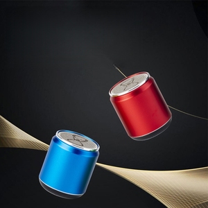 Altavoz Inalámbrico Mini MQ <span class=keywords><strong>C1</strong></span>, Sistema de Sonido Portátil de Metal con Bajos Potentes, Diseño de Lata de Refresco, Sonido Fuerte, Recargable - Product Image 2