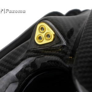 Máscara Facial Completa de Fibra de Carbono para Motocicleta, 100% Nueva, con Bolsa de Almacenamiento - Product Image 4