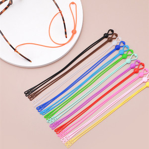Chaîne <span class=keywords><strong>de</strong></span> lunettes réglable en Silicone coloré porte-lunettes <span class=keywords><strong>de</strong></span> soleil sangle collier <span class=keywords><strong>de</strong></span> lunettes <span class=keywords><strong>cordon</strong></span> <span class=keywords><strong>de</strong></span> chaîne - Product Image 1