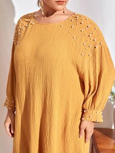 Jubah <span class=keywords><strong>เสื้อ</strong></span>เคบายาสำหรับผู้หญิง,ชุดเดรสมุสลิมแฟชั่นผู้หญิงสไตล์ดูไบสีทองดีไซน์สไตล์มาเลเซีย - Product Image 4