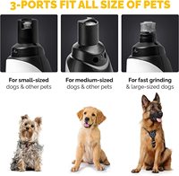 Toilettage électrique rechargeable pour animaux de compagnie de chien de broyeur d'ongles de patte indolore pour le chien