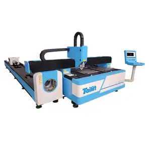 Mesin pemotong laser 3000w, mesin pemotong logam dan pelat serat laser cnc mesin kombinasi