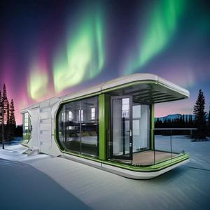 Préfabriqué Pratique Bureau Showroom Vacances Intérieur Dirigeable Pod Plage Dormir Hôtel Café Espace Capsule Maison - Product Image 1