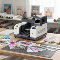 Impresora UV DTF Automática DAHAO de Cama Plana A3 2400dpi para Cabezal de Impresión XP600, Carcasas de Teléfono, Acrílico, Trofeos, Lienzos y Vasos