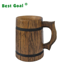 <span class=keywords><strong>Chope</strong></span> à Bière en <span class=keywords><strong>bois</strong></span> 0.6L 20oz avec Boîte-Cadeau - Product Image 1