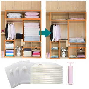 Bolsa de compresión compacta <span class=keywords><strong>para</strong></span> almacenamiento en sala de estar, solución organizadora doméstica que ahorra espacio - Product Image 6