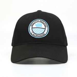 Sports Caps Badge Embroidery Logo Design Custom Black Baseball Caps - Product Image 2