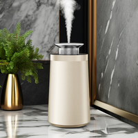 Dermey Diffuseur d'huiles essentielles d'aromathérapie domestique de bureau de luxe Capacité de 50ml Prise américaine alimentée par batterie Conception innovante