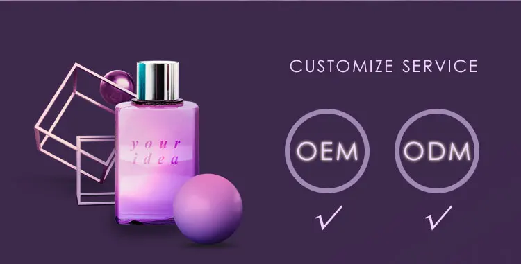 Luxury refillable perfume bottle perfume cap 100ml design custom perfume set.